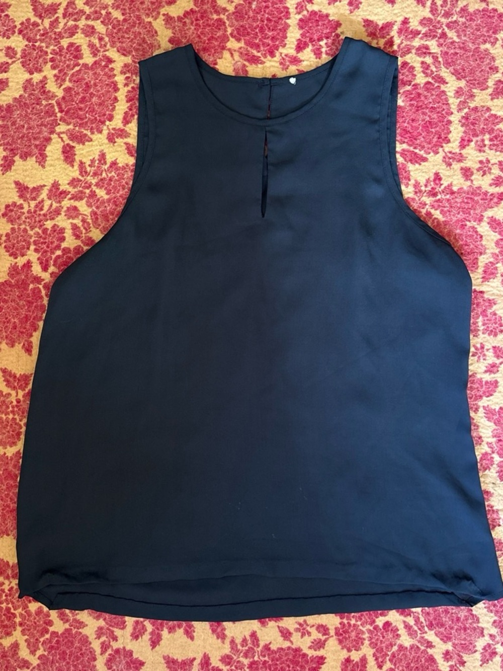 Classic Navy Sleeveless Women's Top